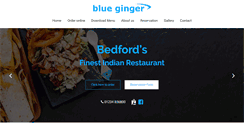 Desktop Screenshot of bluegingerbedford.co.uk